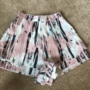 Luvalot Shorts Dressy Layered Pink Navy